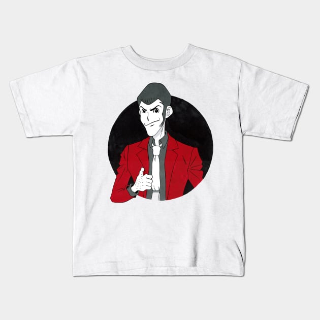 Lupin Kids T-Shirt by AnaMartins